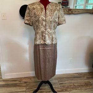 Vintage Adrianna Papell Skirt Suit NWT See Measurements
